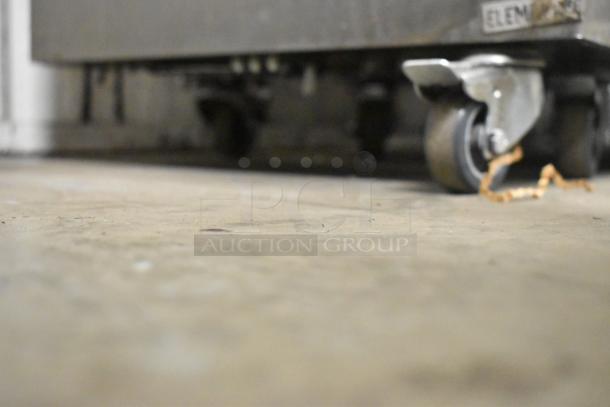 2021 Jun-Air 86R-3MN1-DSBHH Nitro Brew Nitrogen Generator, stainless steel, on casters; missing front left caster.