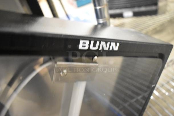 BRAND NEW 2025 Bunn FMD-3 Cappuccino Machine, 3 hoppers, metal finish, slightly scratched. 120 Volts, 1 Phase.