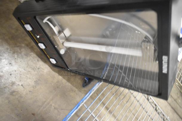 BRAND NEW 2025 Bunn FMD-3 cappuccino machine. Metal finish, 120V, 1 phase, 3 hoppers. Minor scratches.