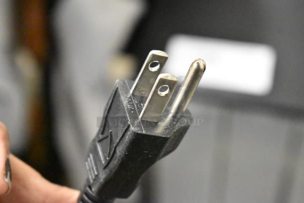 Power plug for a Bunn FMD-3 cappuccino machine, 120 volts, scratch and dent condition.