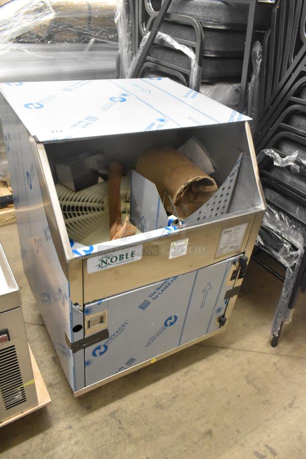 Noble Wareforce CG-115 stainless steel underbar glass washer, brand new with minor scratches, 115V, 1-phase, carousel type.