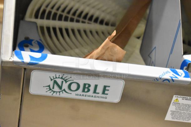 Noble Wareforce CG-115 glass washer, stainless steel, carousel type, 115V, new scratch and dent, visible brand logo.