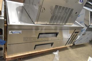 BRAND NEW SCRATCH AND DENT! 2025 Avantco 178CBE52HC Stainless Steel Commercial 2 Drawer Chef Base. 115 Volts, 1 Phase. Tested and Working! - Item #1223190