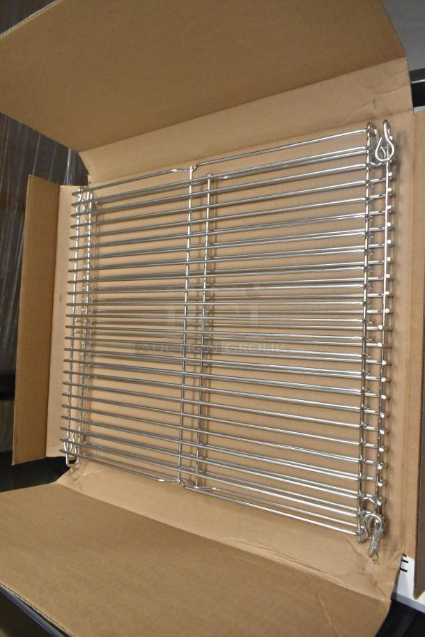 Stainless steel rack for 2025 Cleveland 22CET6.1 SteamChef, brand new, in open cardboard packaging.