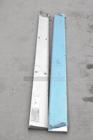 Two Eagle YWS672-0001-00 shelves, one in white, one with protective blue film. Visible label details item specifics.