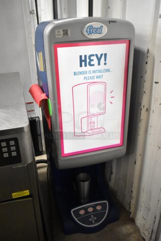 F'real FRLB4 metal commercial mixer, 120 volts, 1 phase. Features digital display. Used for milkshakes and frozen beverages.