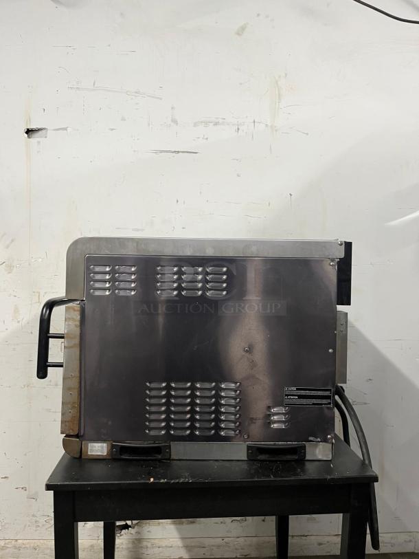 TurboChef I3-TC high-speed countertop microwave convection oven, 208v/3ph, ventless, with touch controls, shown in used condition.