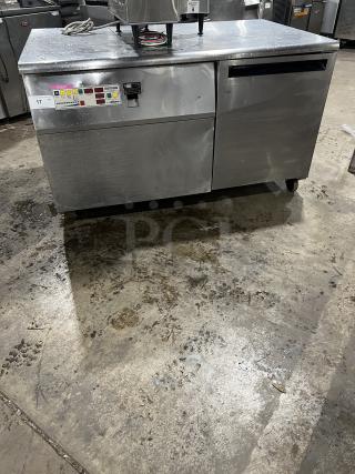 Williams Refrigeration WBC60 undercounter blast chiller, stainless steel, digital display, on casters, electric 208V.