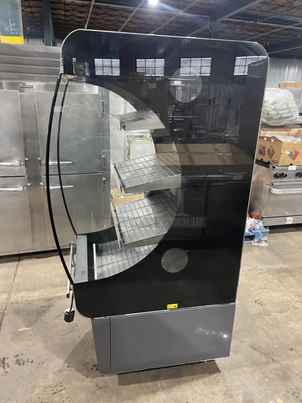 Fri-Jado CLD25 heated display case, electric, open front, used condition, 208V 1 phase, serial: 100042777.