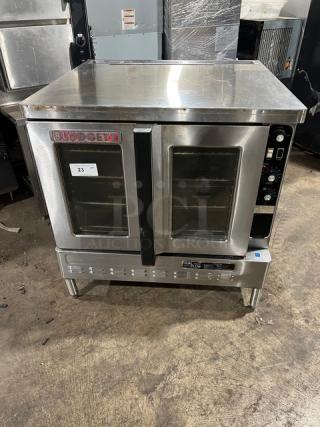 Blodgett Commercial Stainless Steel Electric Powered Single Stacked Convection Oven! With Wired Oven Rack! On Legs! - Item #1224125