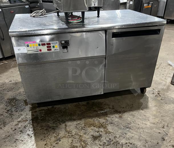 Williams Refrigeration WBC60 undercounter blast chiller, stainless steel, digital display, on casters, electric 208V.