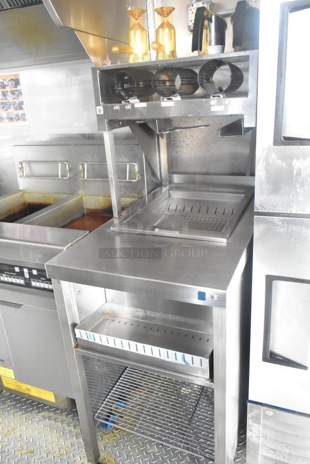 Cruising Kitchens 24' Burger King fast food trailer with commercial-grade equipment, including Nieco charbroiler and Frymaster gas fryer.