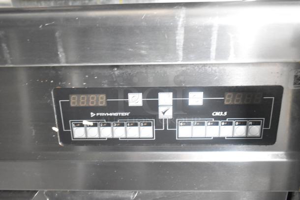 Frymaster CM3.5 control panel, part of 24' Cruising Kitchens Burger King fast food trailer; fully-equipped with commercial-grade appliances.