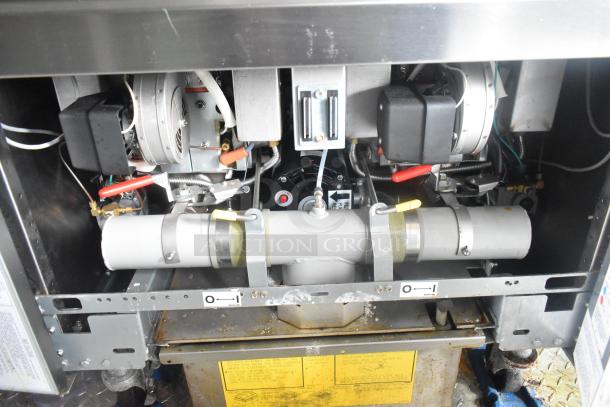 Interior view of a 2021 Cruising Kitchens 24' Burger King trailer showcasing commercial-grade equipment and systems.