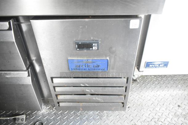 ATX 24' food trailer with Arctic Air commercial refrigerator, stainless steel, prep tables. Great condition, fully equipped.