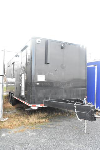 Southern Dimensions 24' black trailer, fully outfitted for cold food/beverage retail, commercial-grade equipment, clear title.