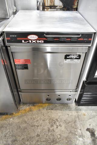 CMA L-1X16 Stainless Steel Commercial Undercounter Dishwasher. 115 Volts, 1 Phase. - Item #1223537