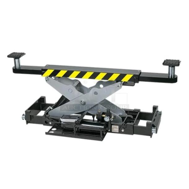 BRAND NEW Challenger Lifts CL RJ7.5 rolling jack for 4 post car lift, features hydraulic system, safety lock, in crate.