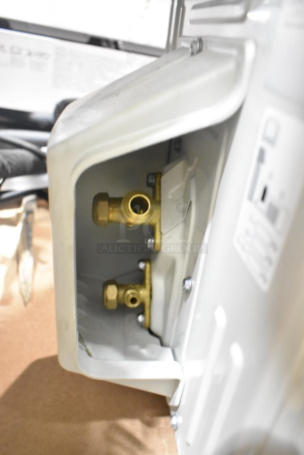 2025 Garvee SAC18-2-S19 air conditioning outdoor unit connections; includes pipes and fittings; new condition.