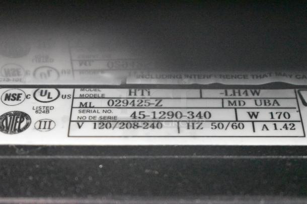 2024 Hobart HTi-LH4W countertop scale with label printer, model HTi-LH4W. Voltage: 120/208-240V, tested and working.