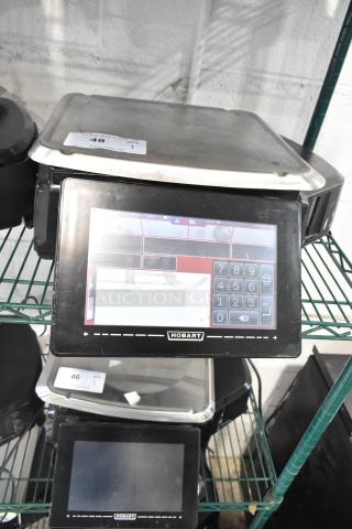 2017 Hobart HTi-LH26 Metal Countertop Scale w/ Label Printer. 120/208-240 Volts, 1 Phase. Tested and Working! - Item #1223562