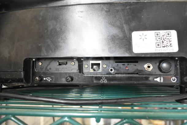 2023 Hobart HTi-7LH4W metal countertop scale with label printer ports shown. Condition tested and working. 120/208-240V, 1 phase.