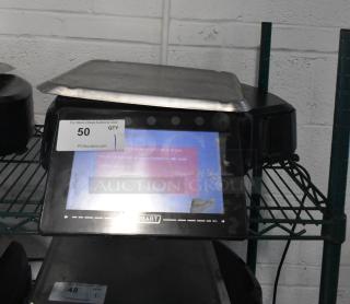 2017 Hobart HTi-7LH26 Metal Countertop Scale w/ Label Printer. 120/208-240 Volts, 1 Phase. Tested and Working! - Item #1223564