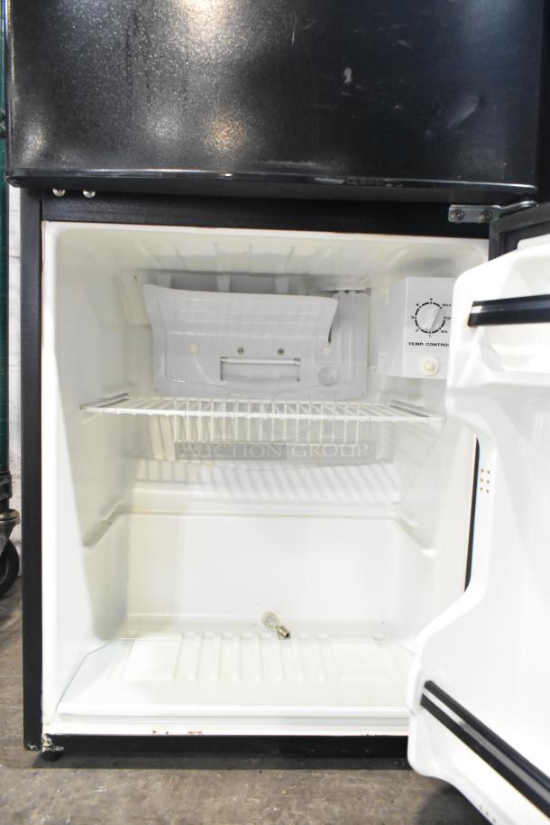 Absocold ARD298CB10R mini cooler with freezer, 115 volts, 1 phase, interior view, adjustable temperature dial.