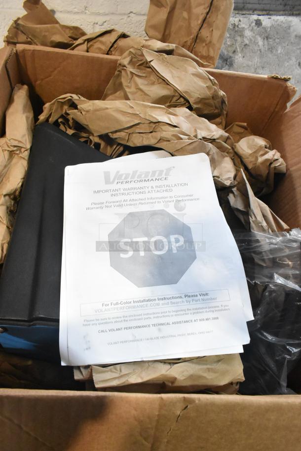 Volant Closed Box Air Intake System in original packaging with installation instructions included.