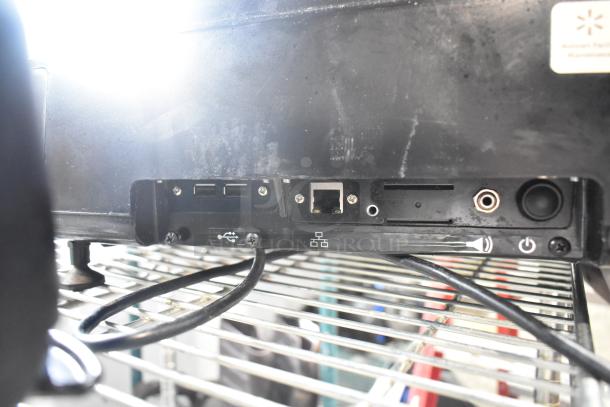 Hobart HTi metal countertop scale with label printer, missing plate. Tested, working condition. Power input: 120/208-240V, 1 phase.