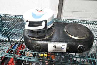 2 Items Including Olaf Waffle Maker and 2 Burner Range. 2 Times Your Bid! - Item #1223582