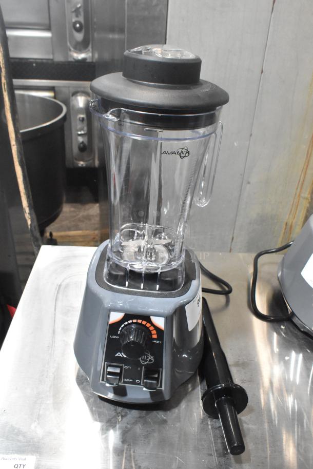 Brand new AvaMix 928BL2VS 2 hp commercial blender with toggle control, variable speed, 64 oz. Tritan™ container, 120 volts.