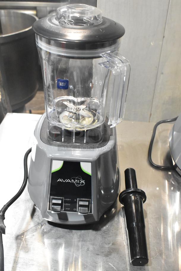 BRAND NEW AvaMix 928BL2T48 2 hp commercial blender with toggle control, 48 oz. Tritan container, NSF marked, 120V.