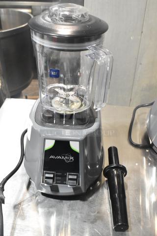 BRAND NEW AvaMix 928BL2T48 2 hp commercial blender with toggle control, 48 oz. Tritan container, NSF marked, 120V.