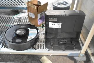 Brand new Shark RV2310AE Matrix self-emptying robot vacuum, black, bagless, 45-day capacity, self-cleaning brushroll, Wi-Fi.