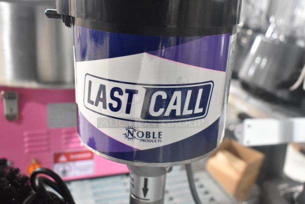 Noble 274LCNBGW Last Call heavy-duty electric glass washer, brand new with scratches and dents, five brushes, 120V, 1 phase.