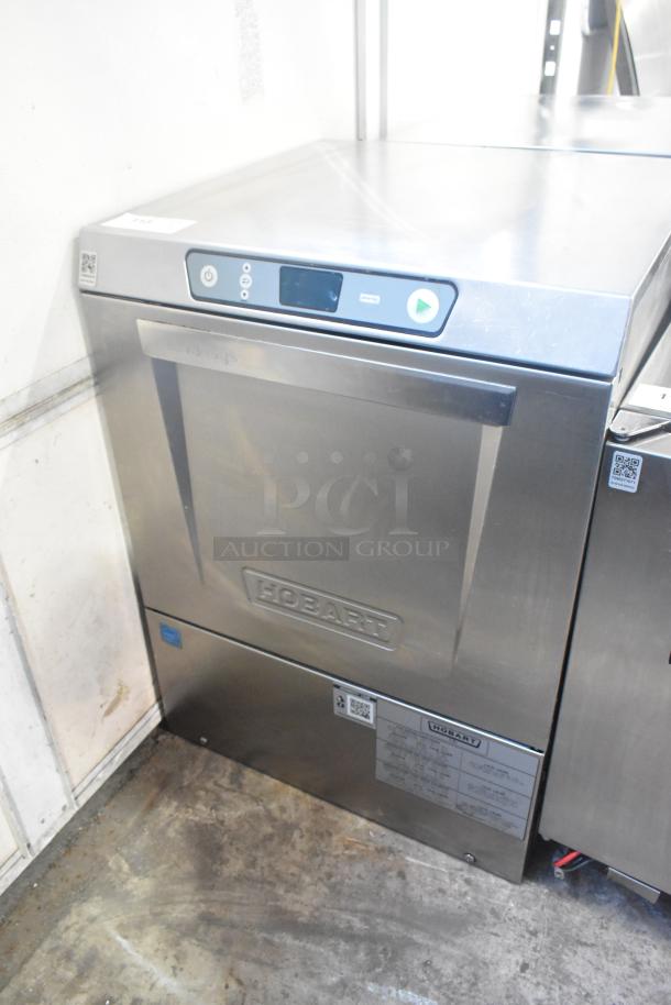 2019 Hobart LXER stainless steel commercial undercounter dishwasher, 120/208-240V, 1 Phase, in good condition, model LXER.