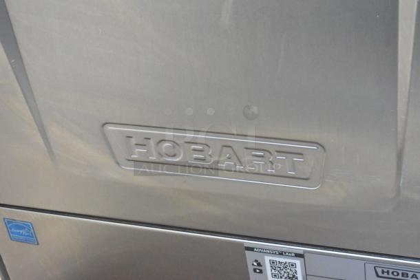 2019 Hobart LXER stainless steel undercounter dishwasher, 120/208-240V, 1 phase. Features Hobart branding and energy star label.