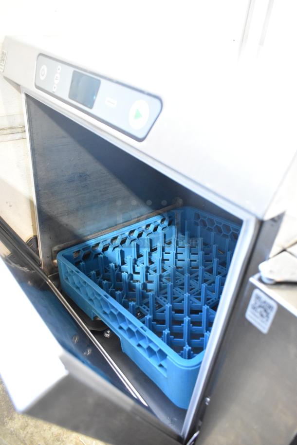 2019 Hobart LXER stainless steel commercial dishwasher; undercounter model, 120/208-240V, 1 phase, excellent condition.