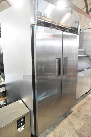 2022 True TG2R-2S-HC Stainless Steel Commercial 2 Door Reach In Cooler. 115 Volts, 1 Phase. - Item #1223990