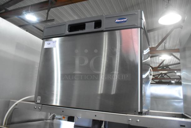 2024 Follett HMC1410WBT stainless steel ice machine on Ice-O-Matic bin, 208-230V, 1 phase, commercial use.