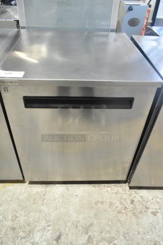 2020 Delfield 406P-STAR2 Stainless Steel Commercial Single Door Undercounter Cooler on Commercial Casters. 115 Volts, 1 Phase. Tested and Powers On But Does Not Get Cold - Item #1223995