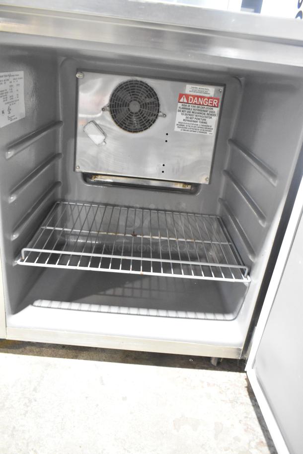 2020 Delfield 406P-STAR2 Stainless Steel Undercounter Cooler on Casters, single door, 115V, 1 phase, commercial use.