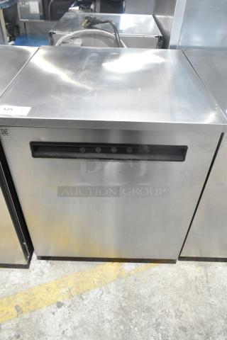 2020 Delfield 406P-STAR2 Stainless Steel Commercial Single Door Undercounter Cooler on Commercial Casters. 115 Volts, 1 Phase. Tested and Powers On But Does Not Get Cold - Item #1223996