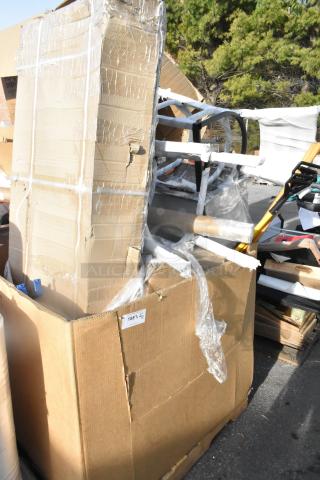 15 BRAND NEW SCRATCH AND DENT! Items Including 600DDT36R Regency 16 Gauge 3' Soiled / Dirty Dish Table - Right Drainboard, 600TSB2472S Regency 24