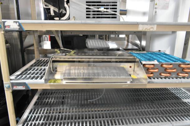 VacPak-It 186WM18 Single 18" Roll Film Wrapping Machine, 120V, 1 Phase, stainless steel, in used condition.