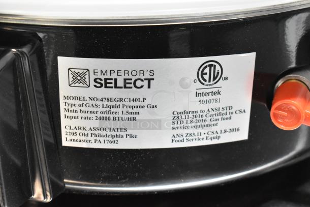 BRAND NEW Emperor's Select EGRC Liquid Propane Gas Rice Cooker, Model 478EGRC140LP, 140 Cup, 24,000 BTU. Scratch and Dent.