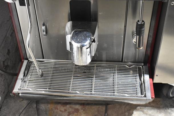 Brand new Gaggia 21ACONCETTO Concetto Evo Duo super automatic espresso machine. Features visible scratching; 208 volts.