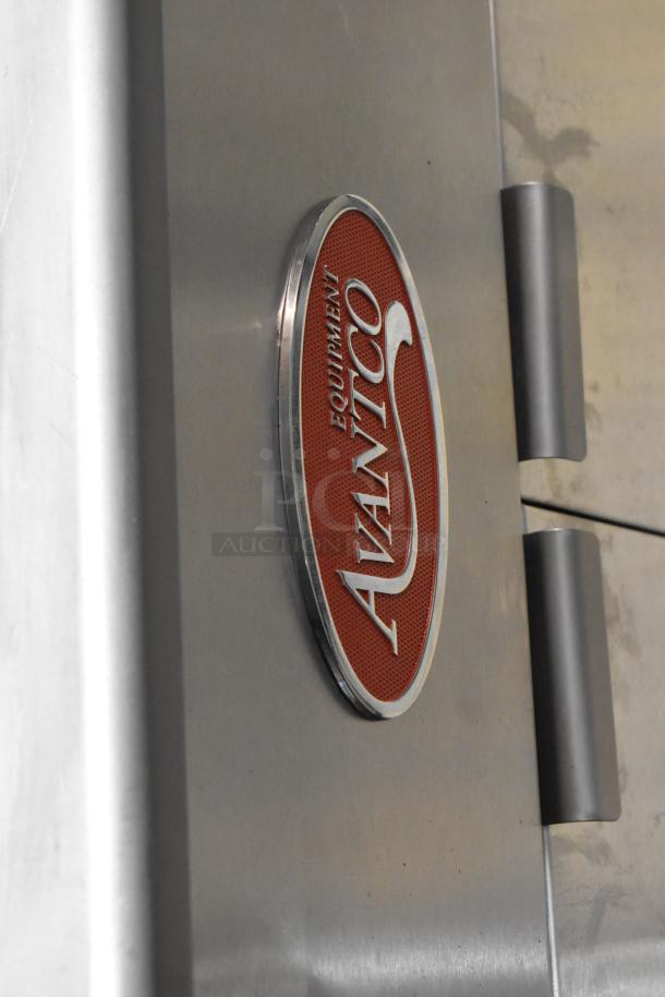 Brand new Avantco 177FBF1824LP stainless steel fryer. Propane gas, 125 lb capacity, 90,000 BTU, slight scratches.