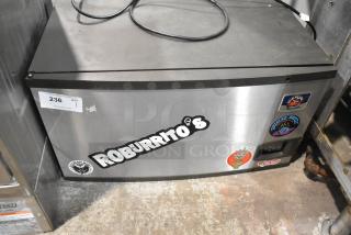 Manitowoc IY0304A-161 Stainless Steel Commercial Half Cube Ice Machine Head. 115 Volts, 1 Phase. - Item #1224185